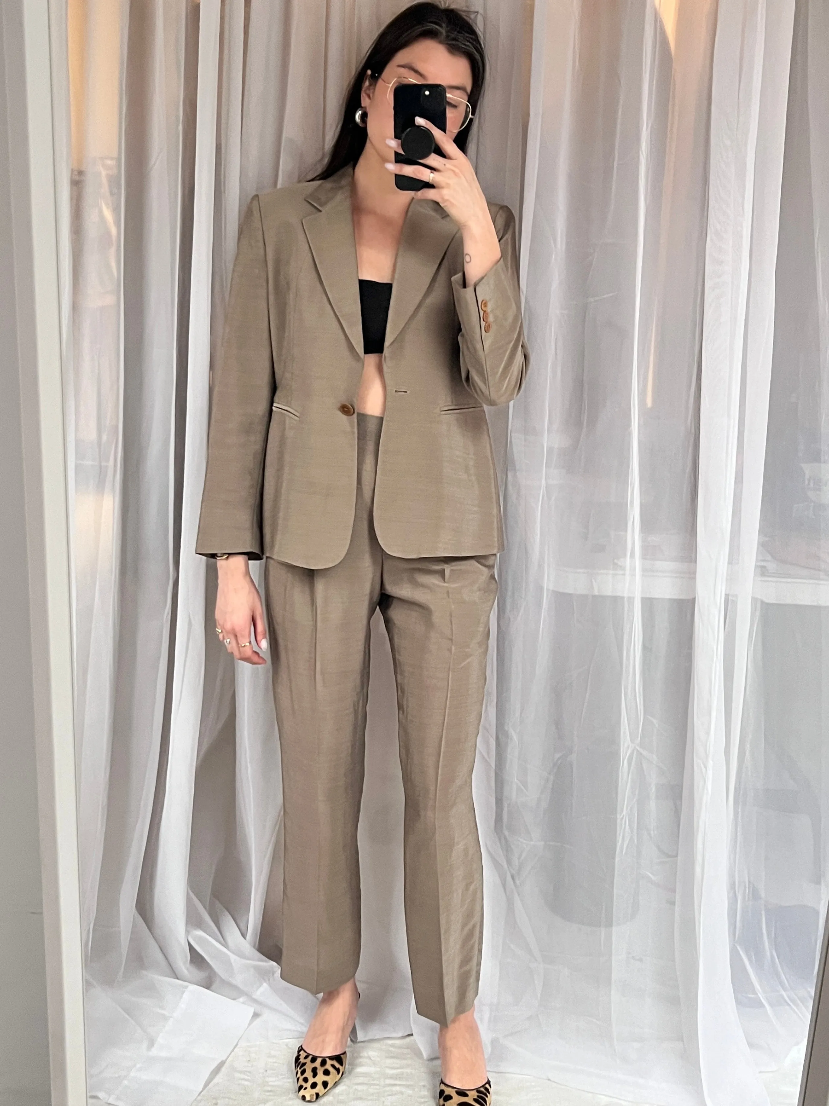 1990s Donna Karan pantsuit