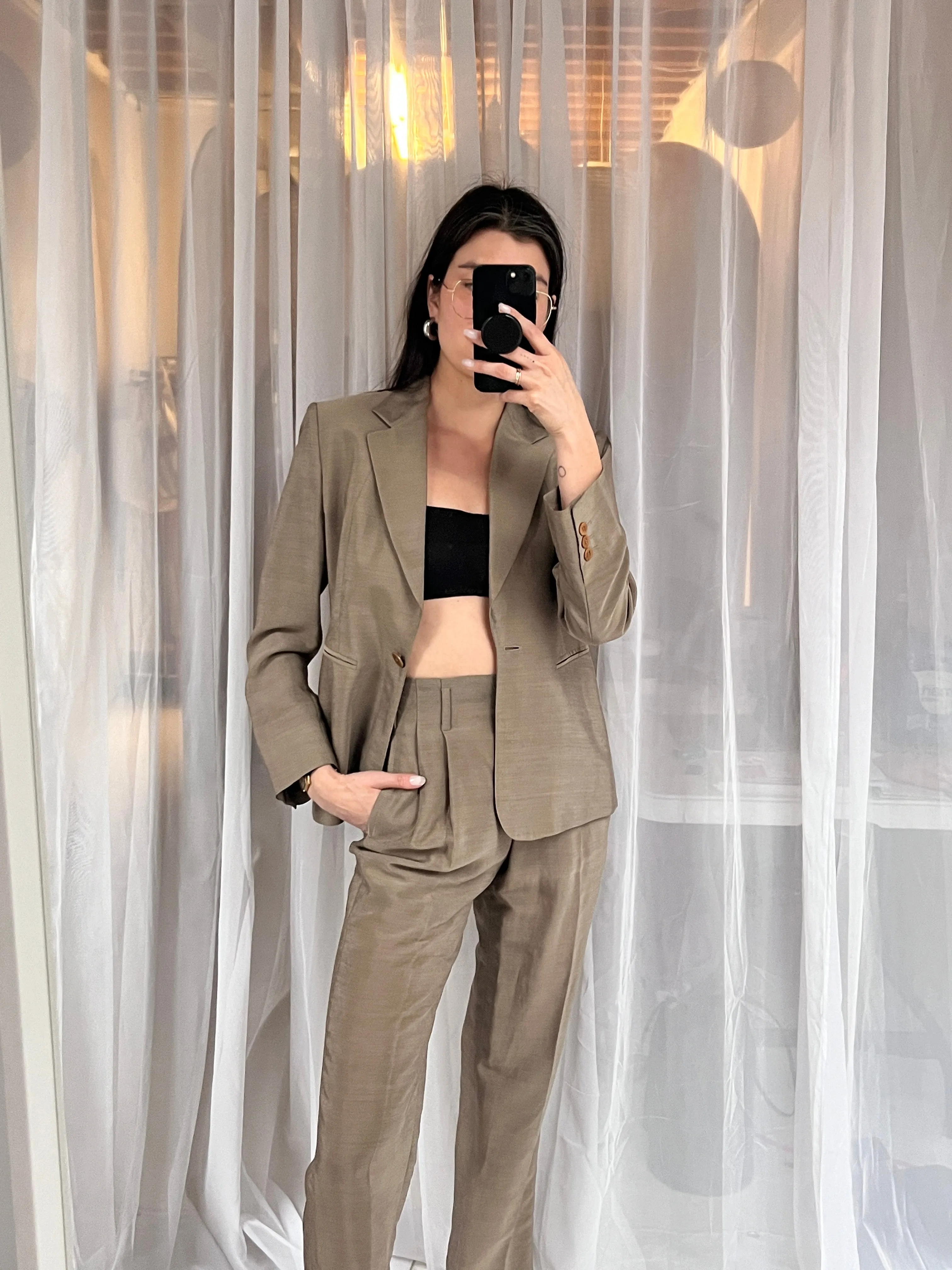 1990s Donna Karan pantsuit