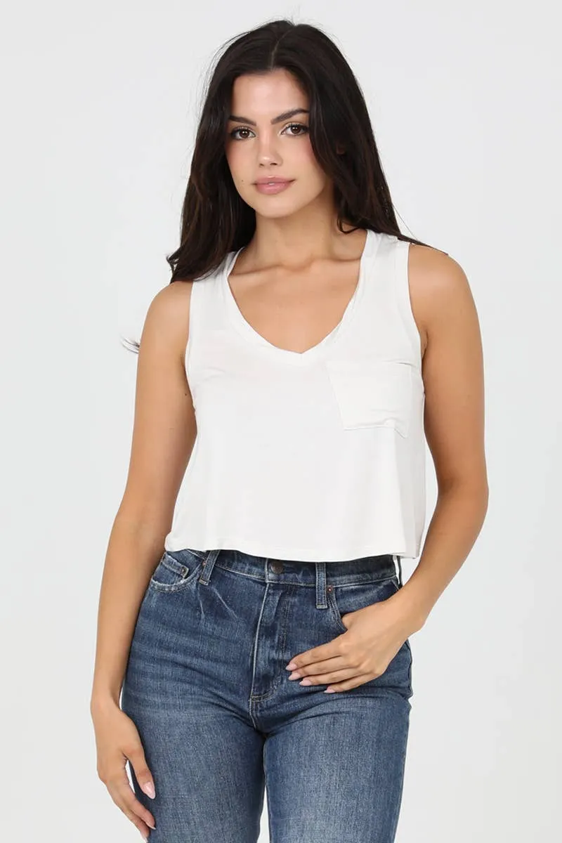 Asis V Neck Tank Top