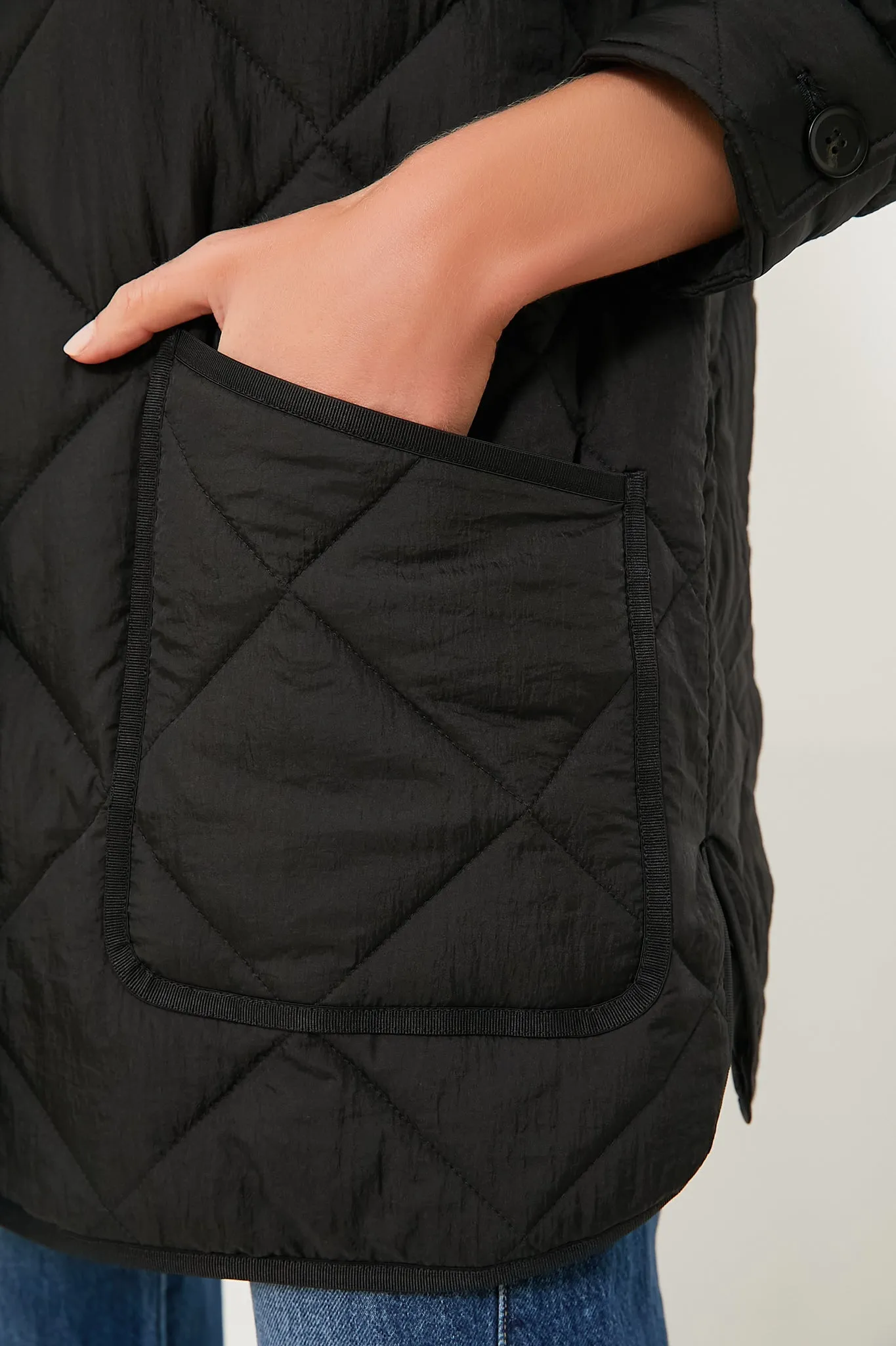 Black Quilted Yates Jacket