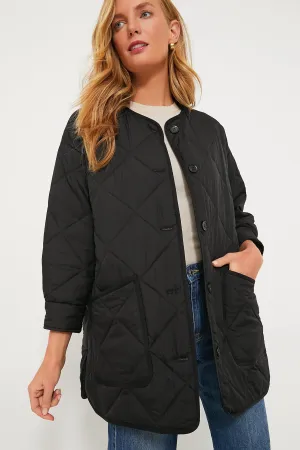 Black Quilted Yates Jacket