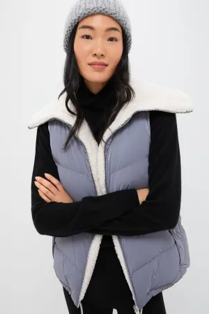 Blue Wind Sherpa-Lined Brock Puffer Gilet