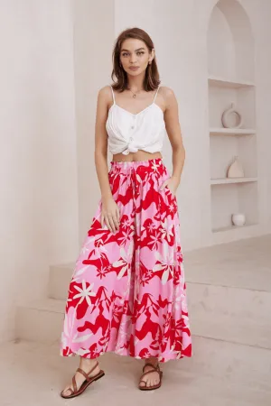 Calli Culottes - Pink Hawaii