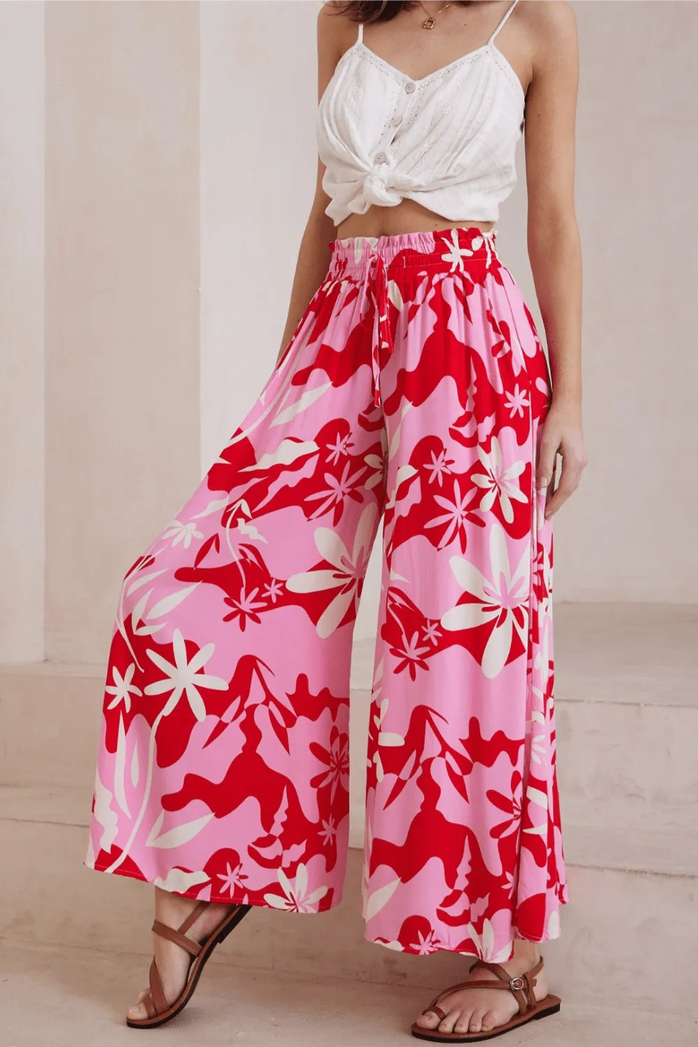 Calli Culottes - Pink Hawaii