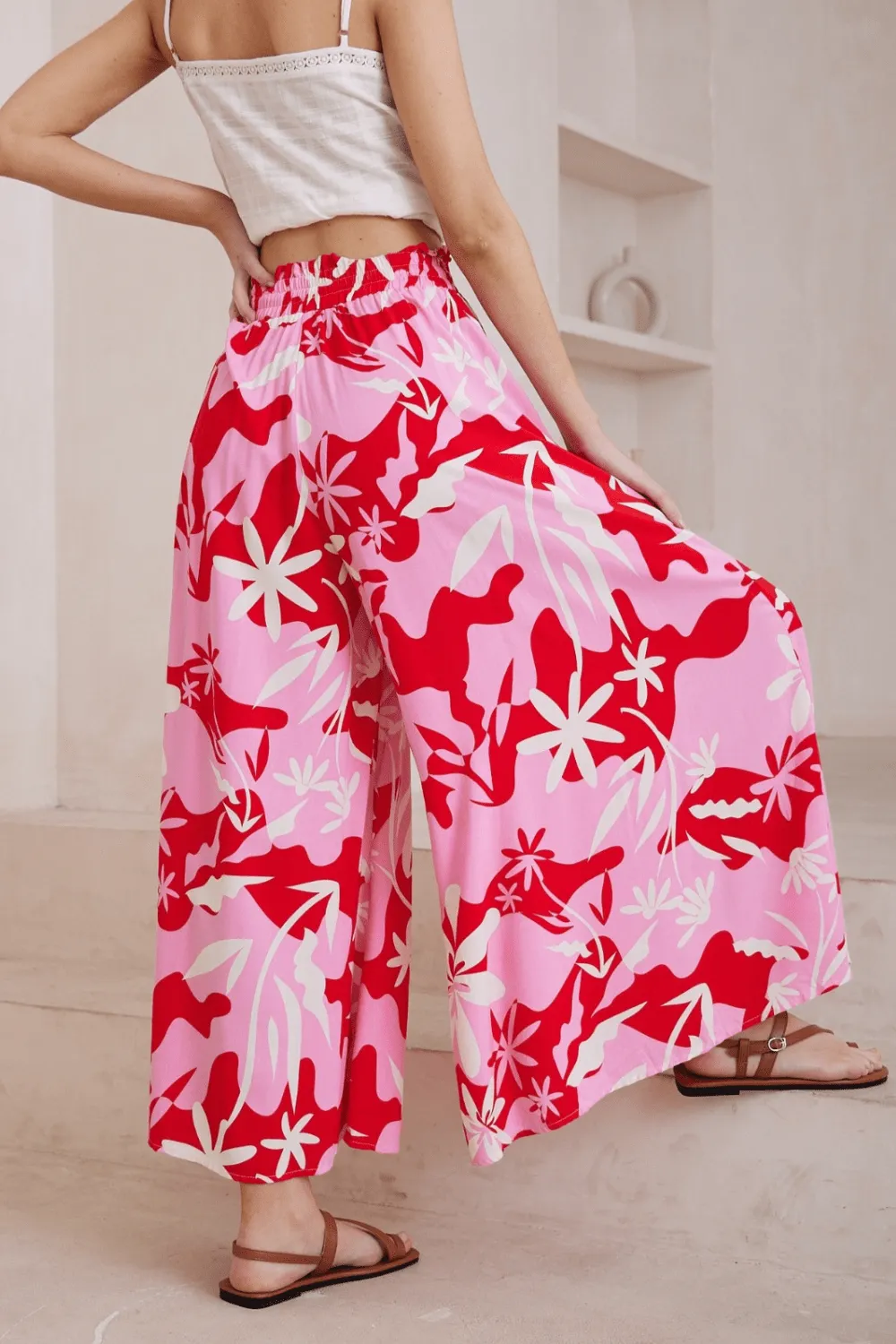 Calli Culottes - Pink Hawaii