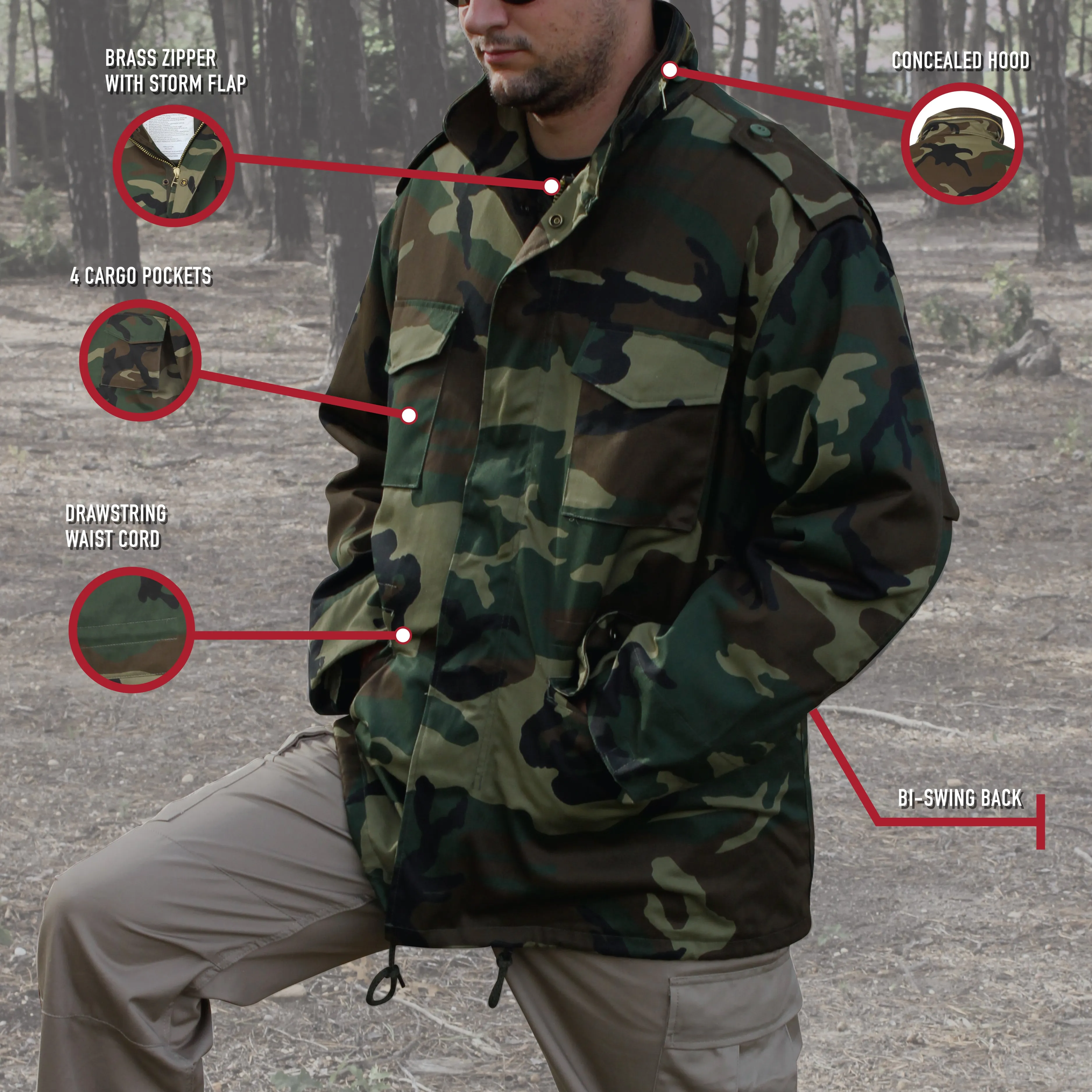 Camo M-65 Field Jackets