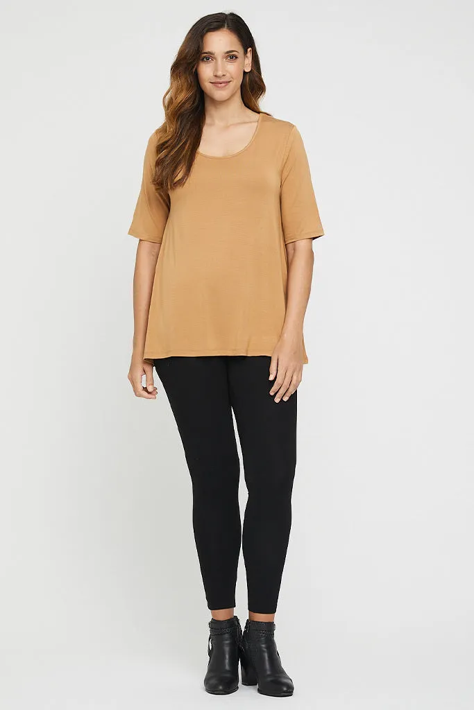 Carter Tunic Top - Biscuit