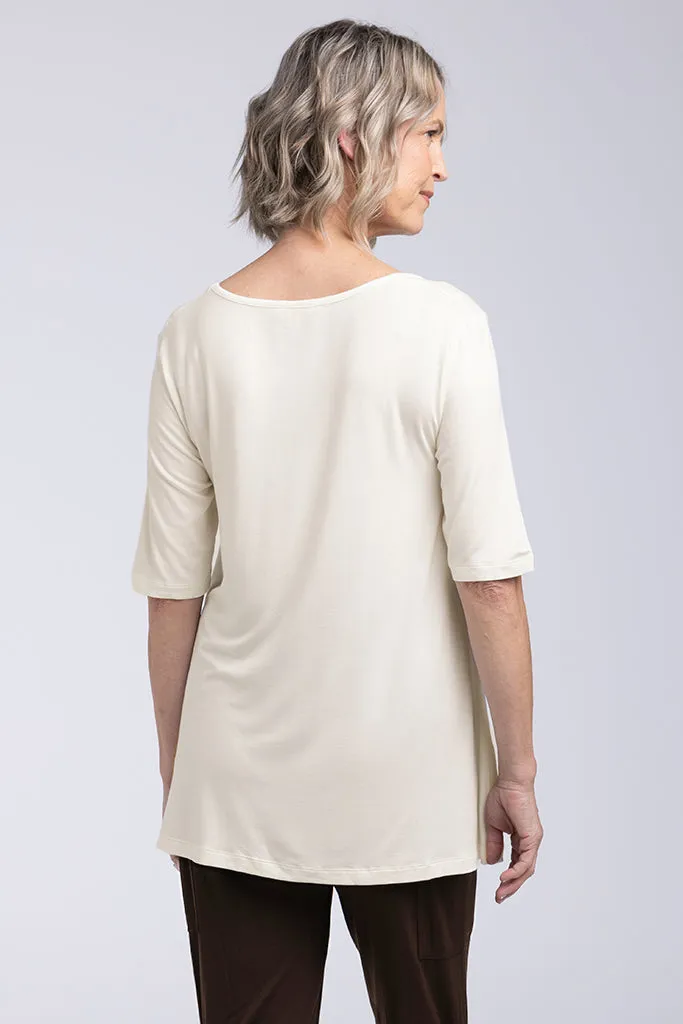 Carter Tunic Top - Ivory