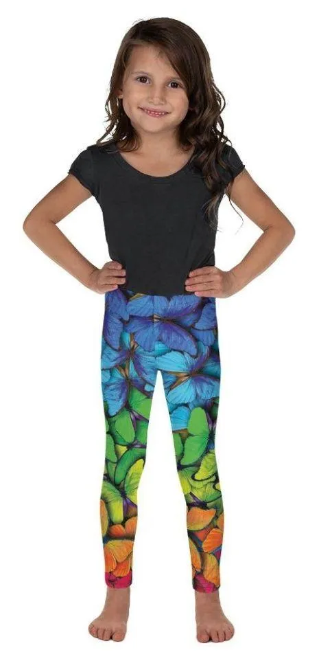 Colorful Butterflies Kid's Leggings