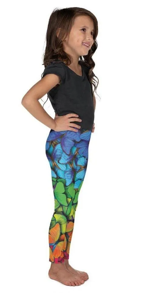 Colorful Butterflies Kid's Leggings