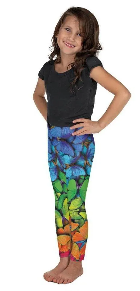 Colorful Butterflies Kid's Leggings