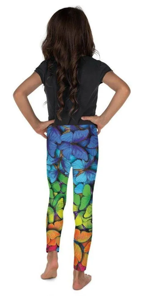 Colorful Butterflies Kid's Leggings