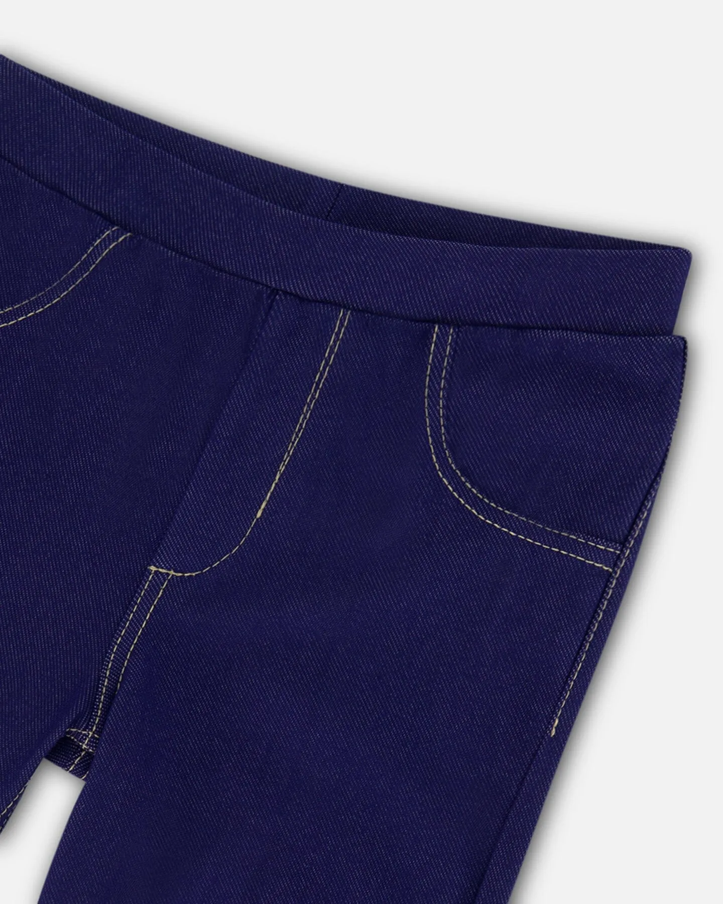 Deux Par Deux Jeggings - Navy Denim