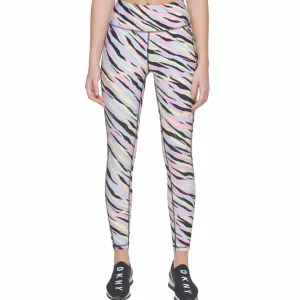 DKNY -  Printed High-Waist 7/8 Leggings