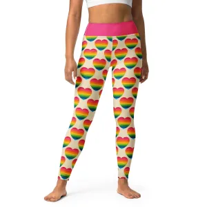 ELLIE LOVE rainbow -2- Yoga Leggings