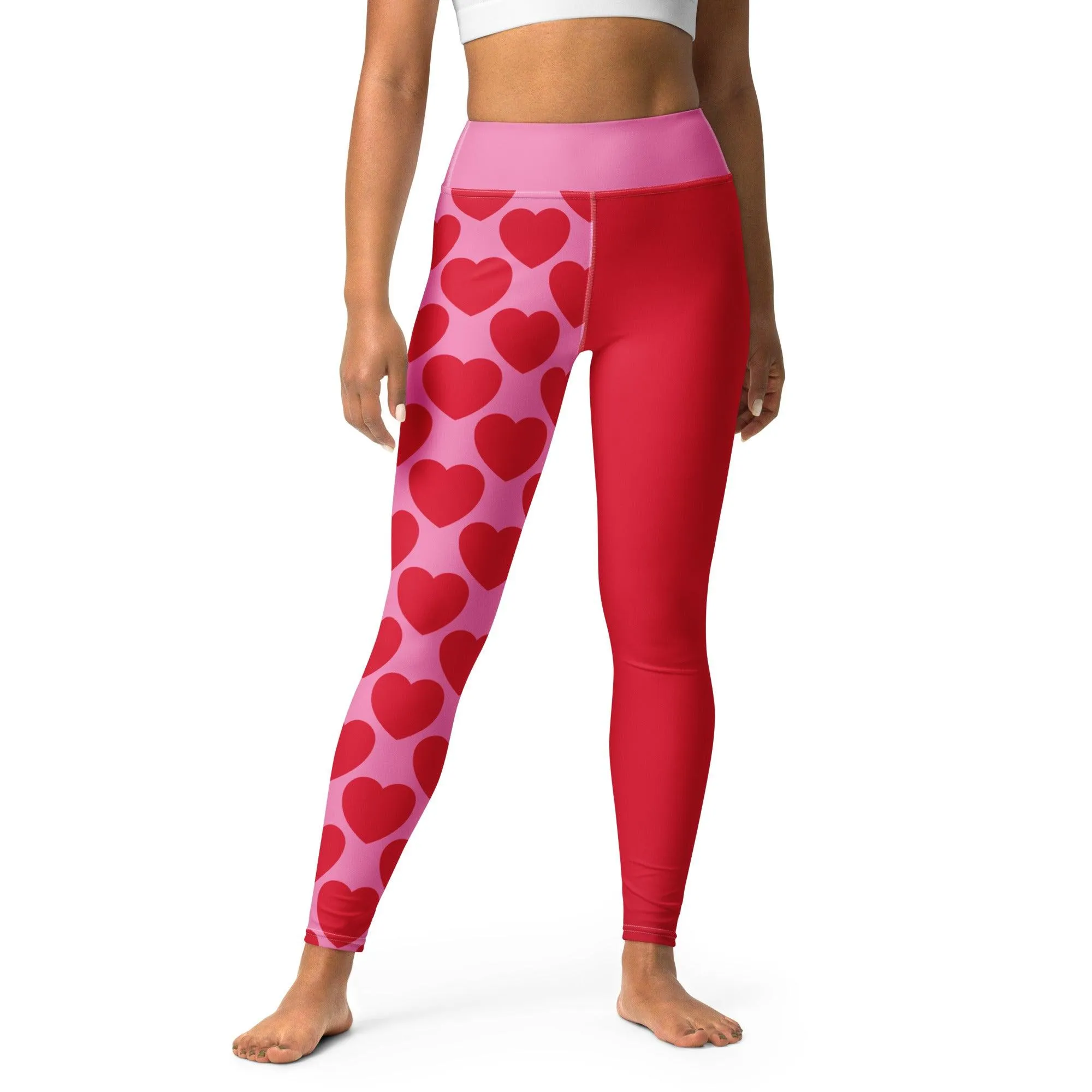 ELLIE LOVE red - Yoga Leggings