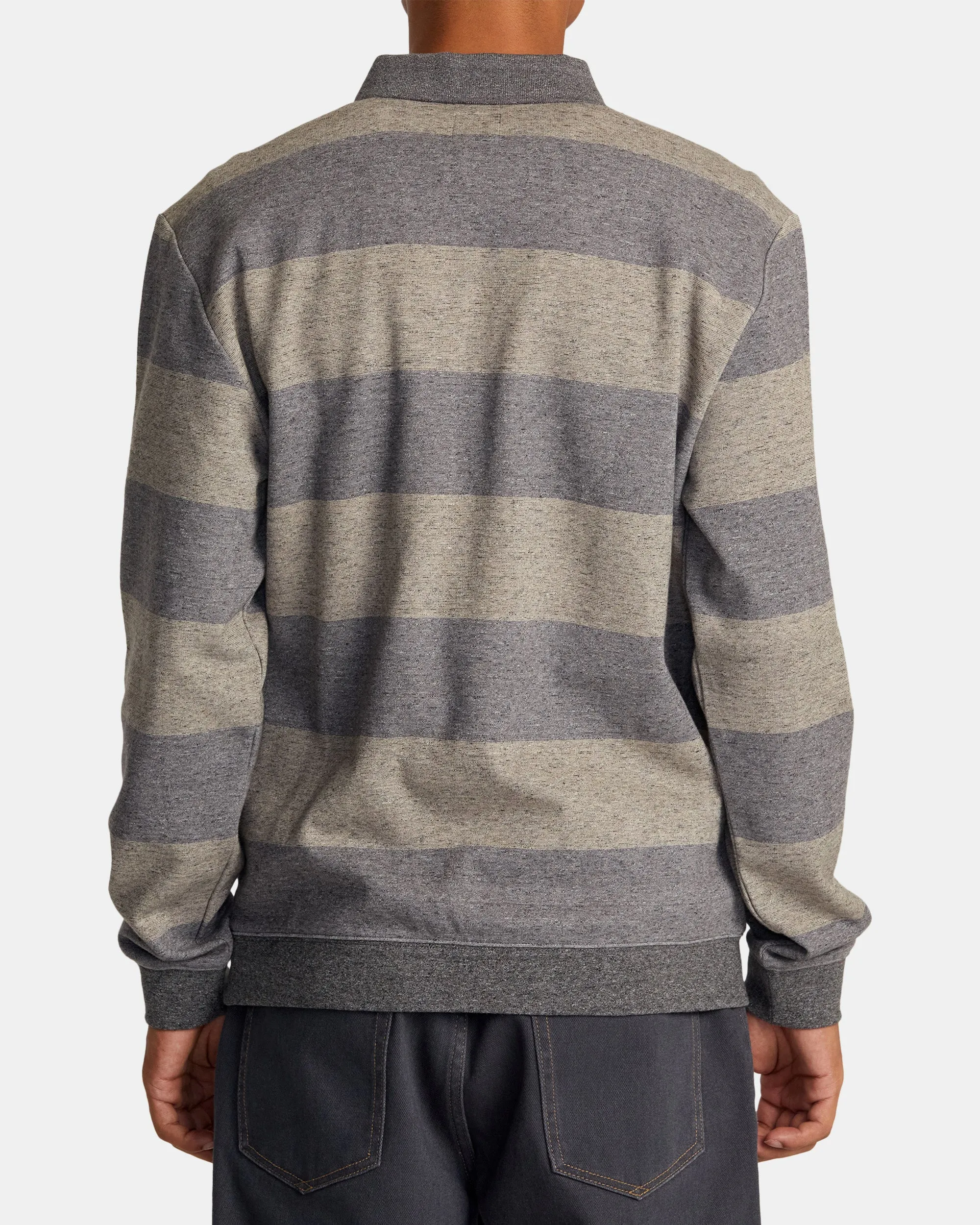 Eraser Half Zip Sweatshirt - Wood