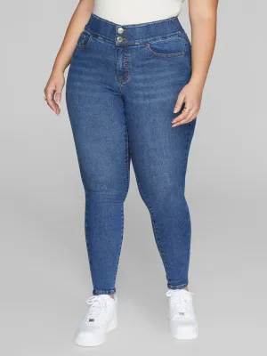 Fashion To Figure - The Limitless Jegging in Dark Blue Wash