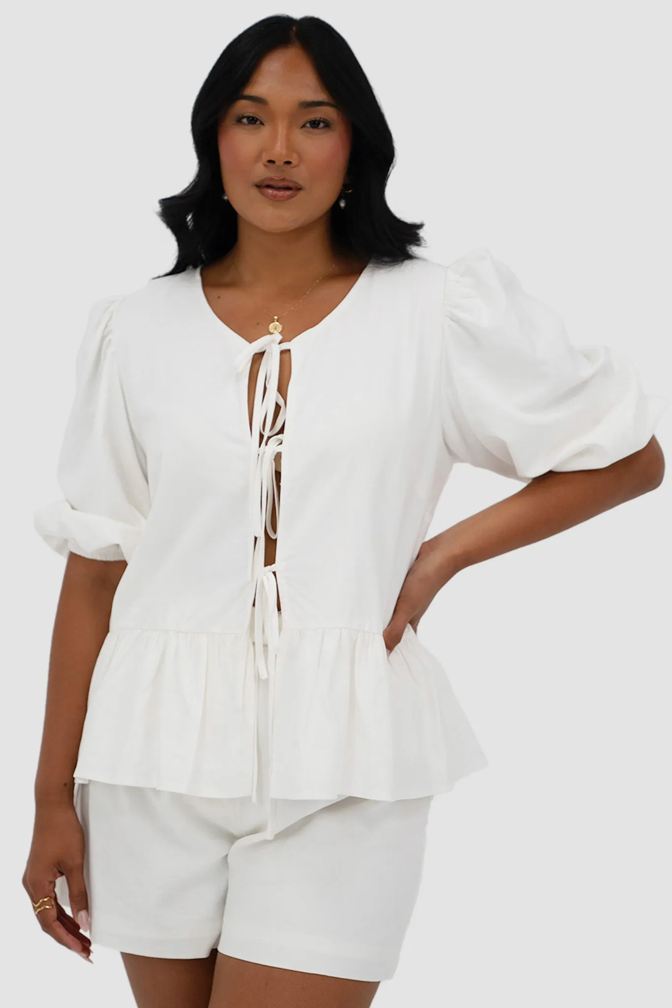 FAWN TOP WHITE