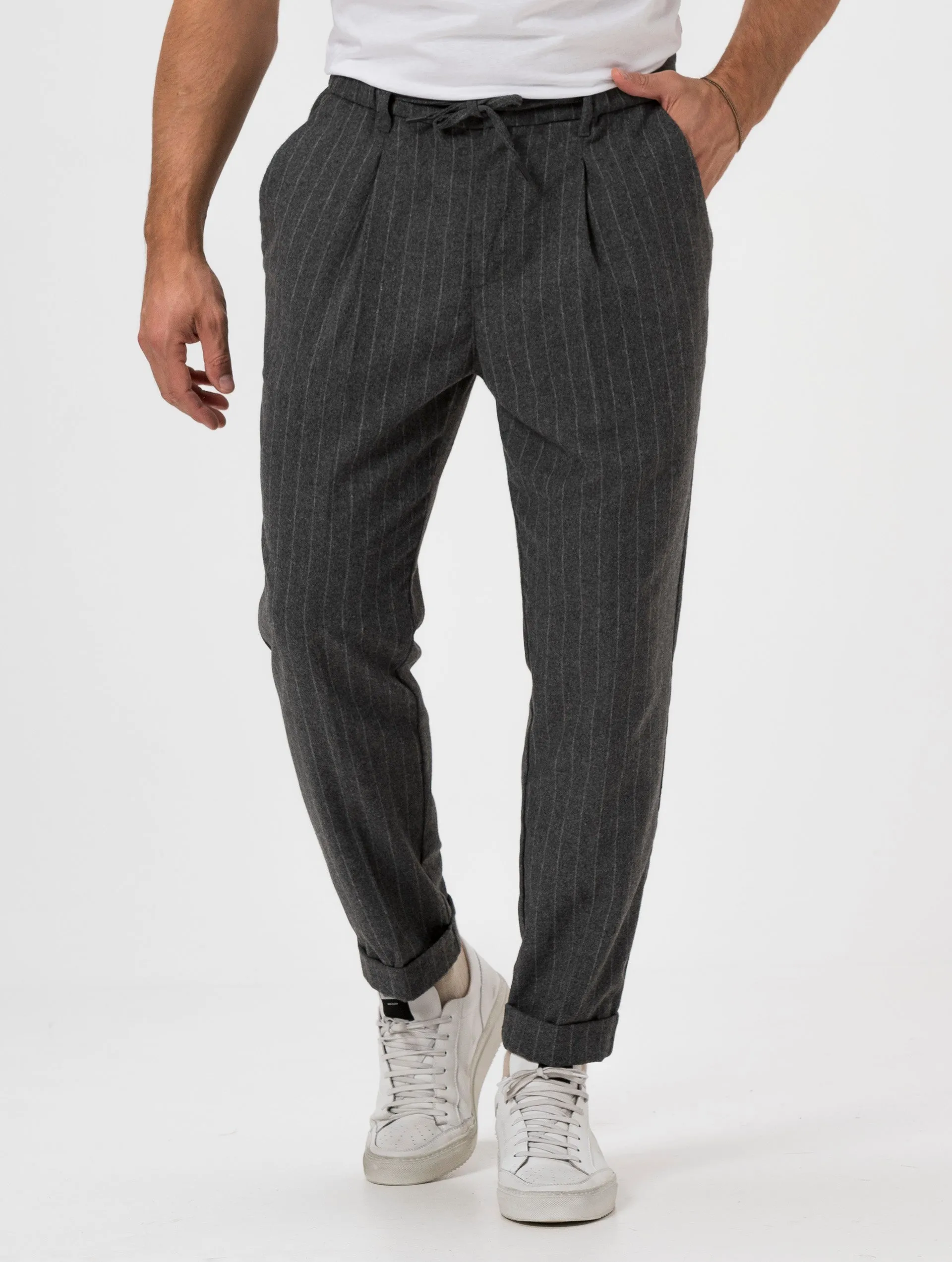 GARY 2.0 FLANNEL PANTS IN GREY