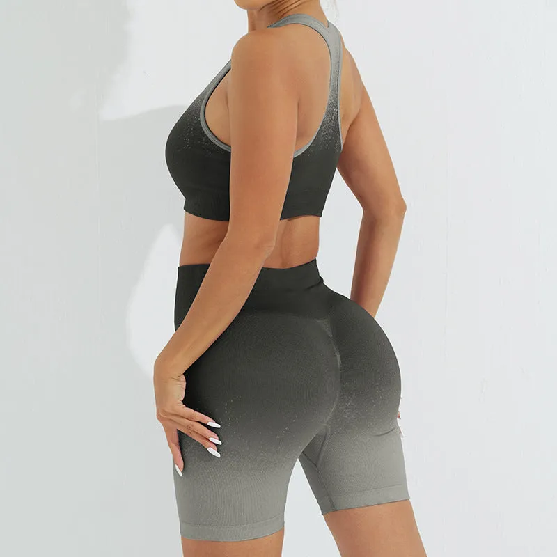 Gradient Seamless Yoga Sets