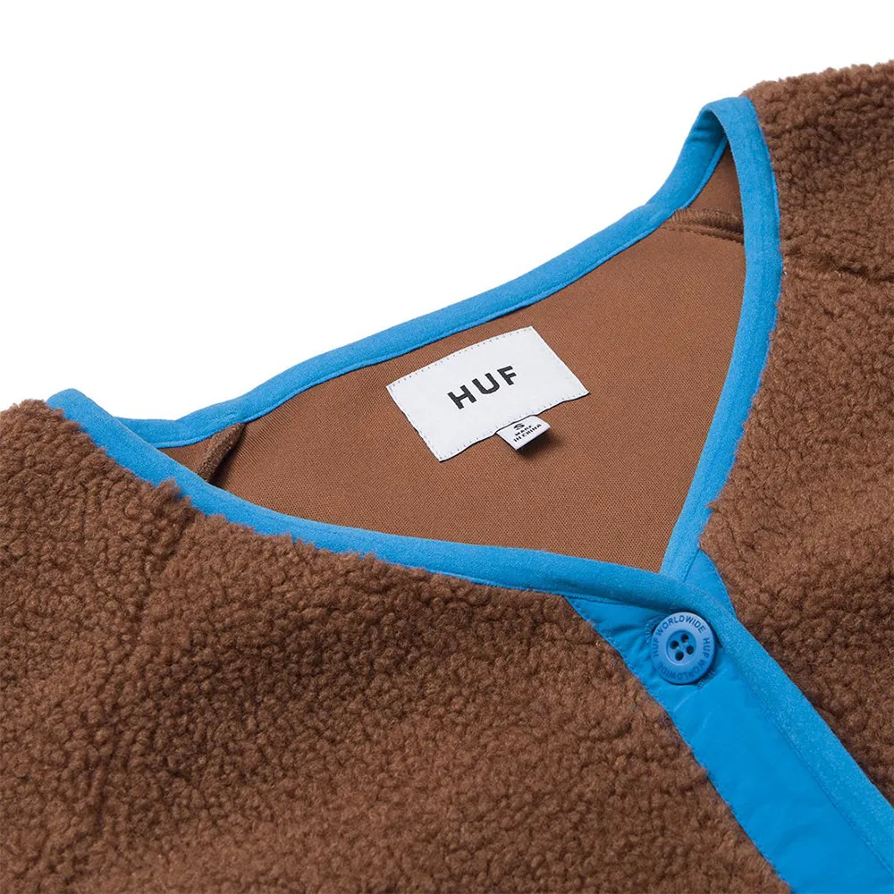 HUF 10K SHERPA JACKET // DUST BROWN