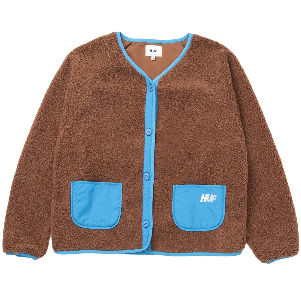 HUF 10K SHERPA JACKET // DUST BROWN