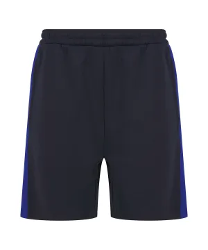 Knitted shorts with zip pockets | Navy/Royal