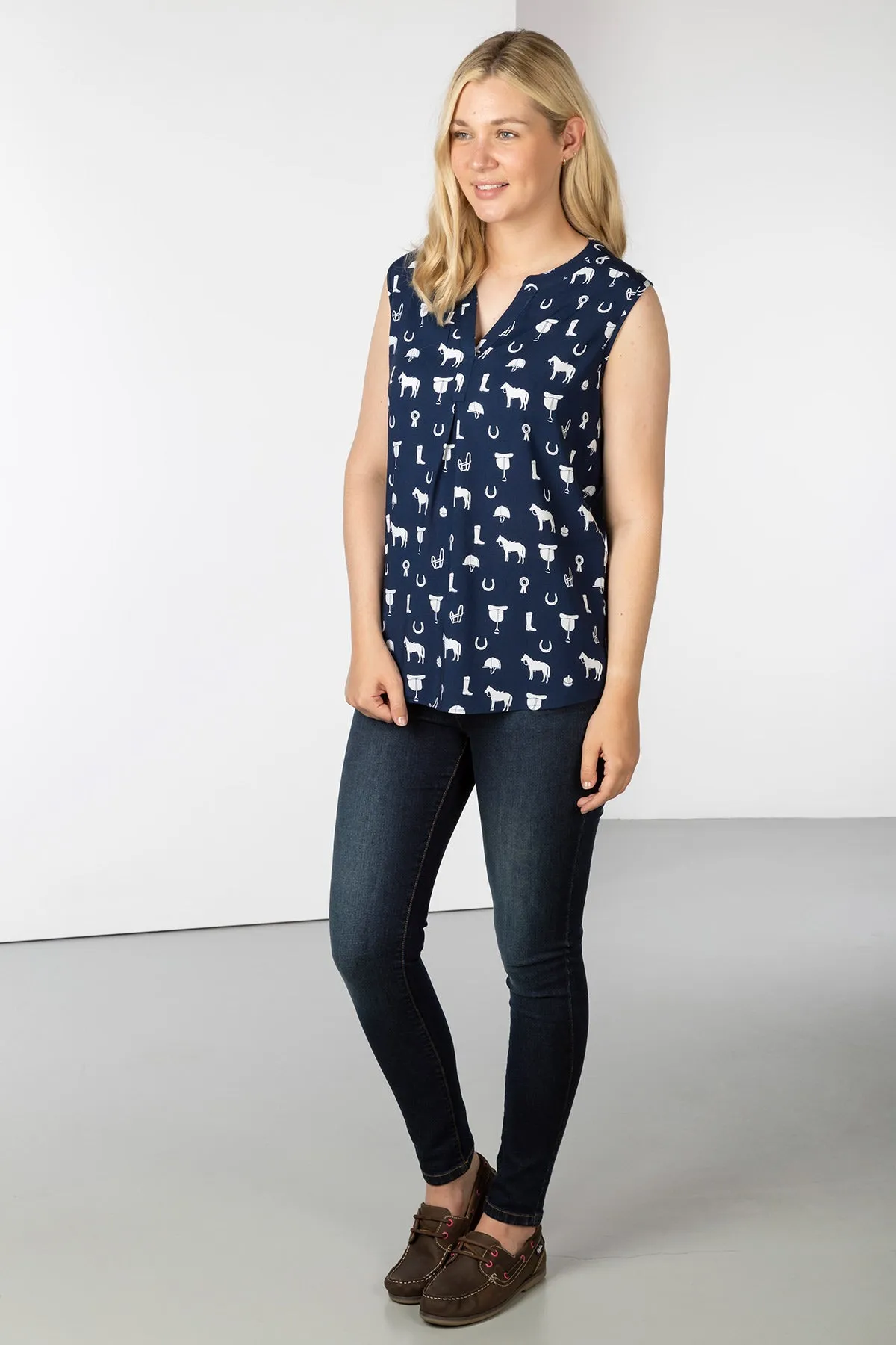 Ladies Sleeveless Blouse - Wistow II