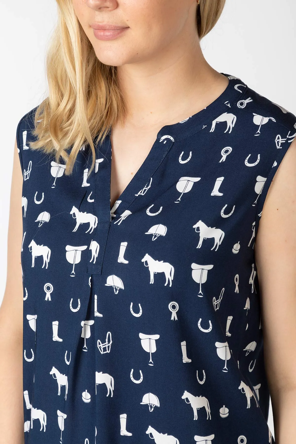 Ladies Sleeveless Blouse - Wistow II