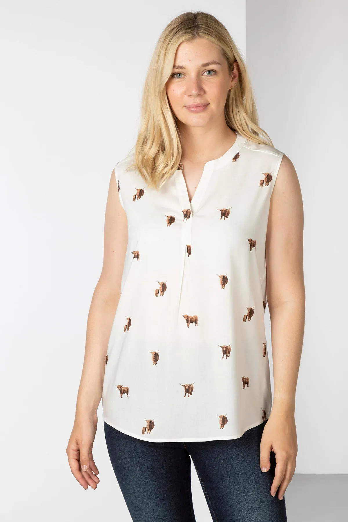 Ladies Sleeveless Blouse - Wistow II