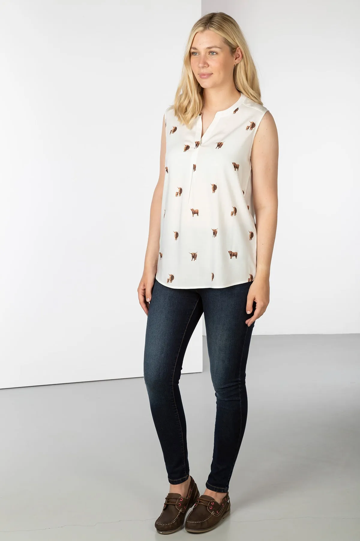 Ladies Sleeveless Blouse - Wistow II