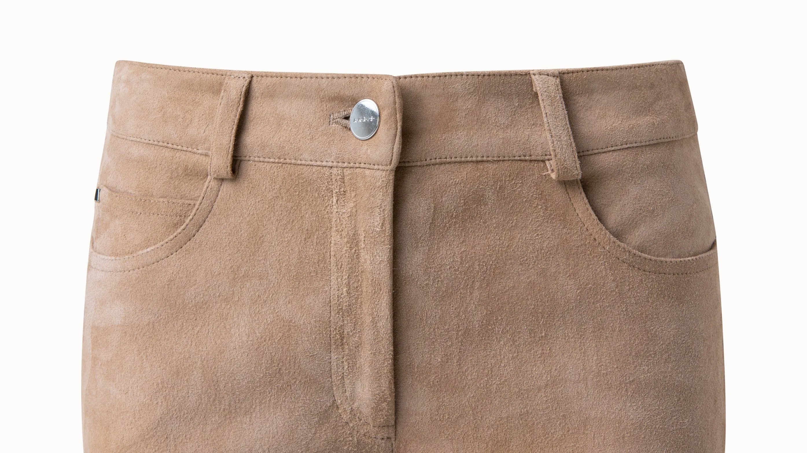 Lamb Suede Stretch Leather Pant