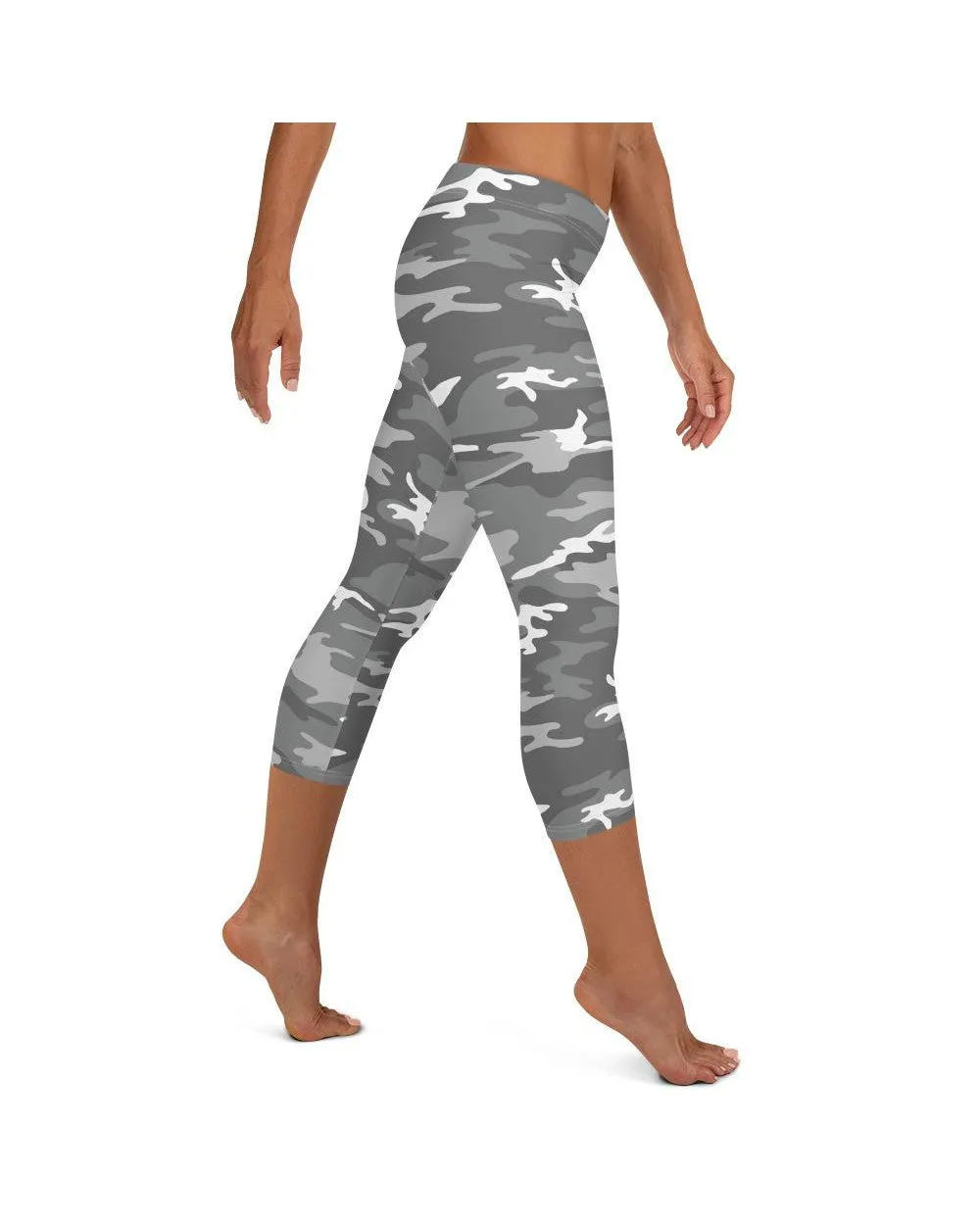 Light Grey Camo Capris