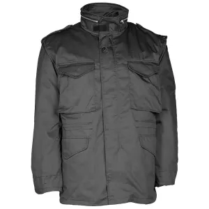 Mil-Tec Classic M65 Field Jacket with Liner Black