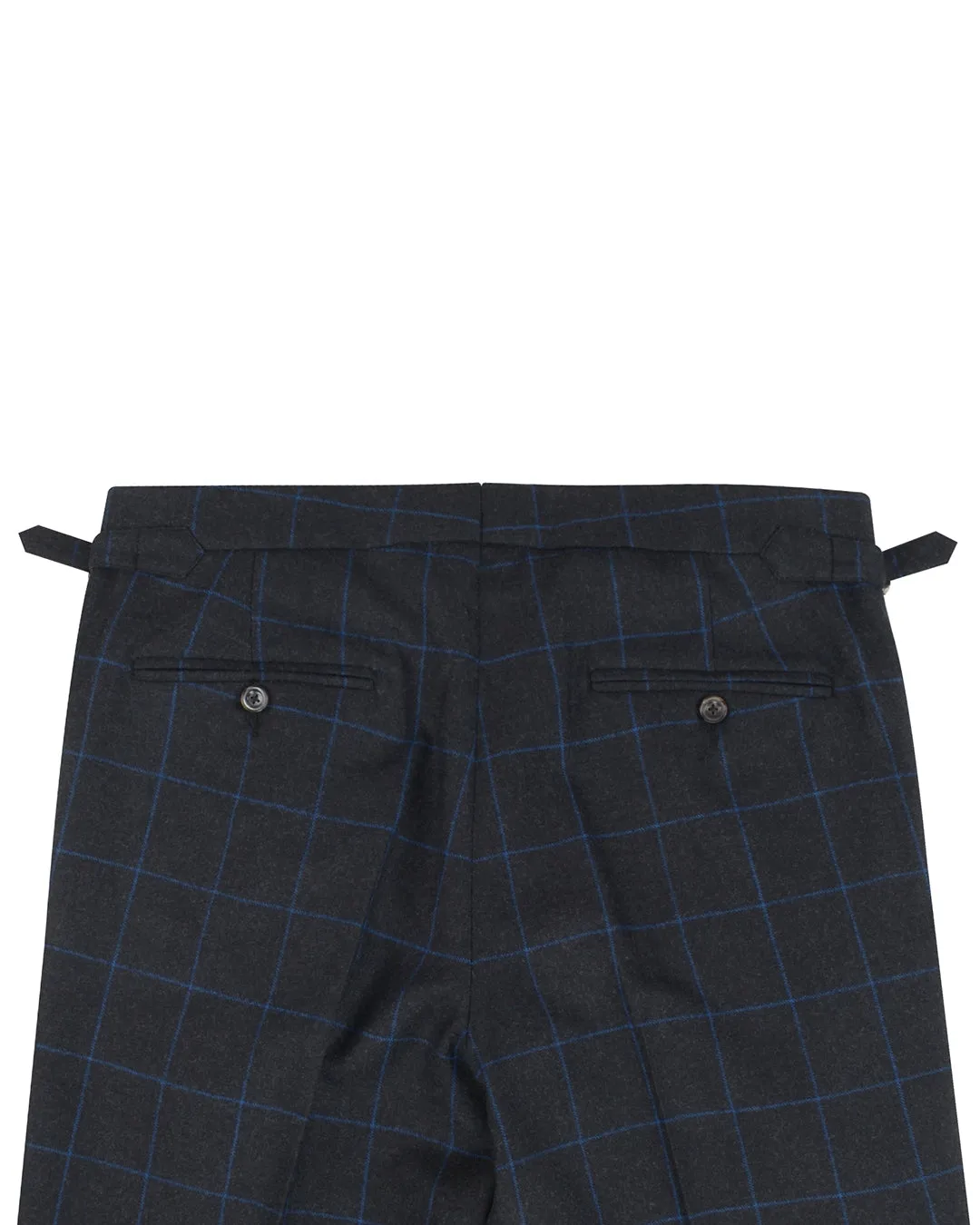 Minnis Flannel: Charcoal Blue Twill Pants