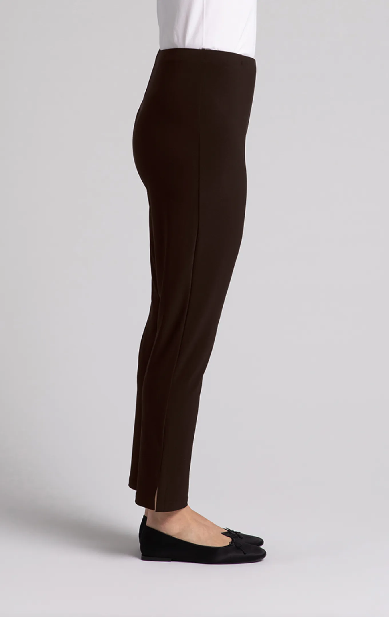 Narrow Pant Midi, Chocolate