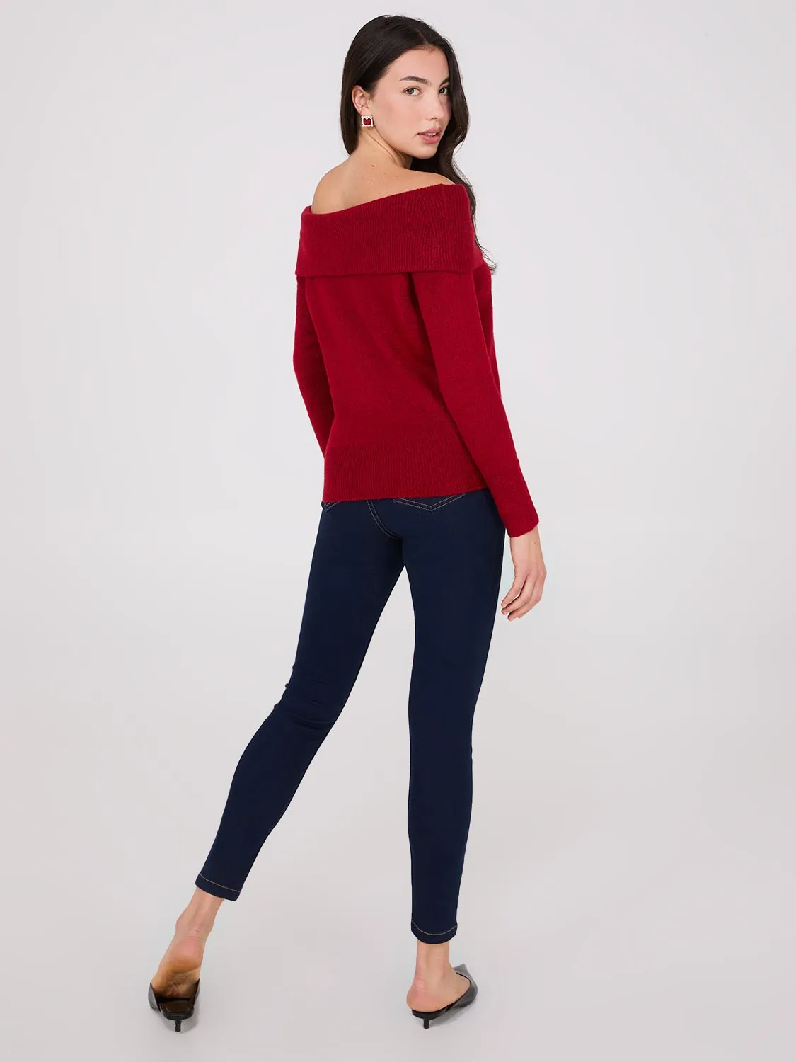 Off-The-Shoulder Sweater