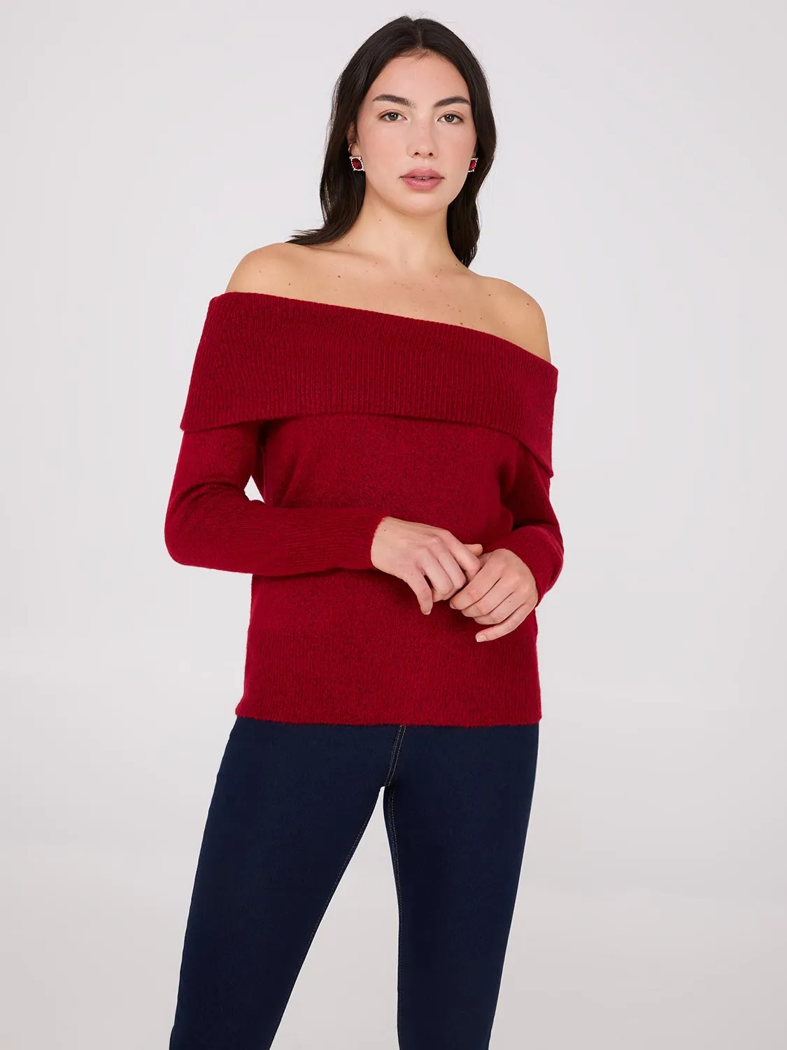 Off-The-Shoulder Sweater