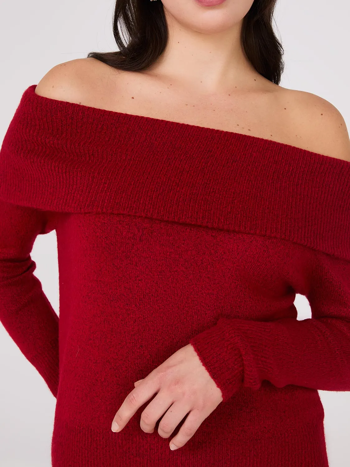 Off-The-Shoulder Sweater