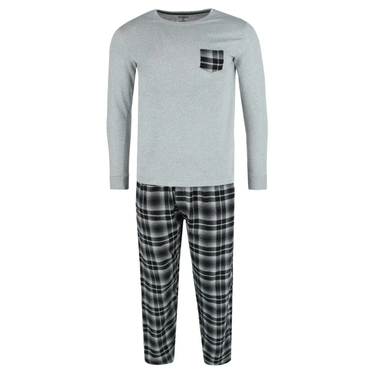 Outdoor Life Men's Long Sleeve and Flannel Pant Pajama Set