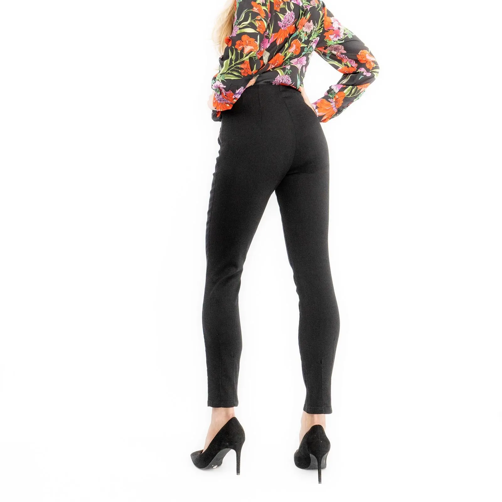 Phase Eight Amina Skinny Leg Jeggings Stretch Denim Black Jeans