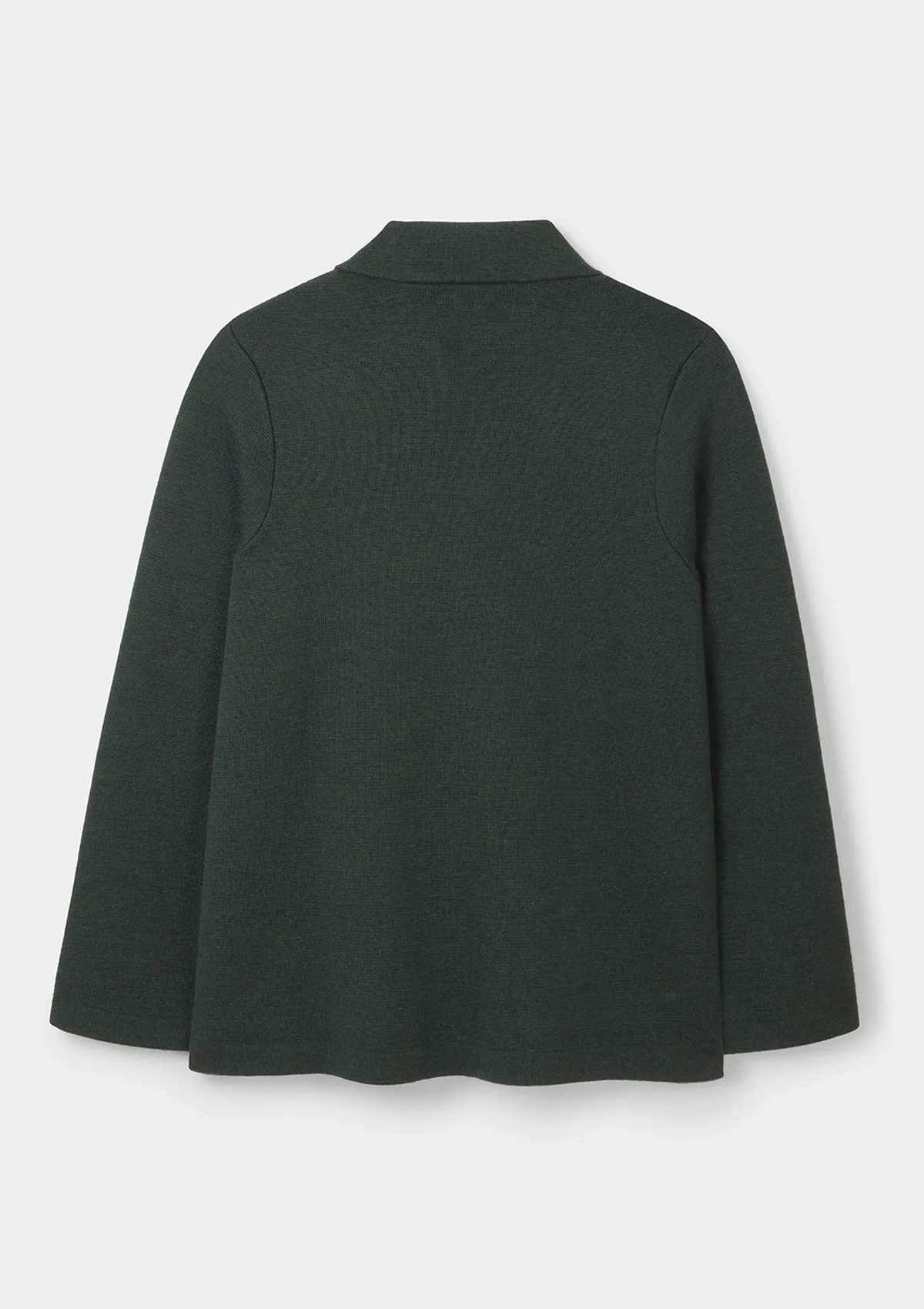 Pine Green Merino Knit Jacket