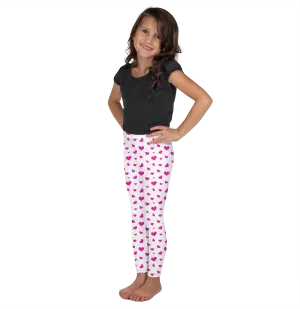 Pink Hearts Kid's Leggings