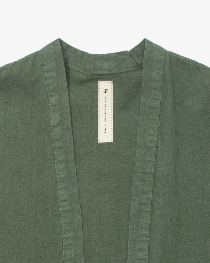 Prospective Flow Jacket, Haori, Military Green