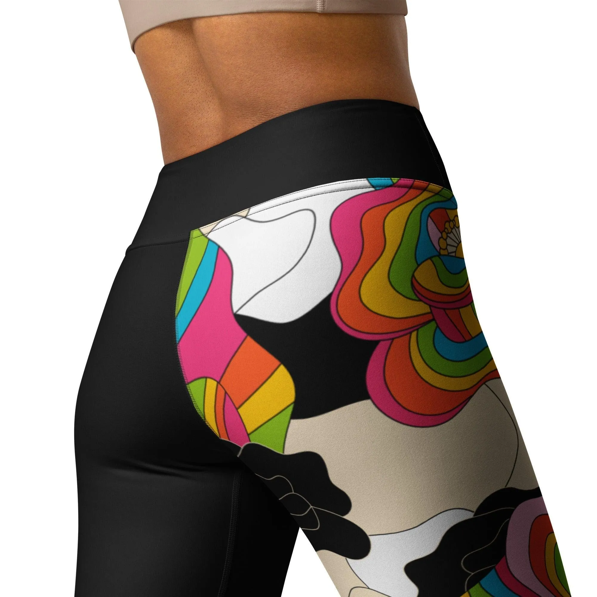 RAINBOW POPPY - Yoga Leggings