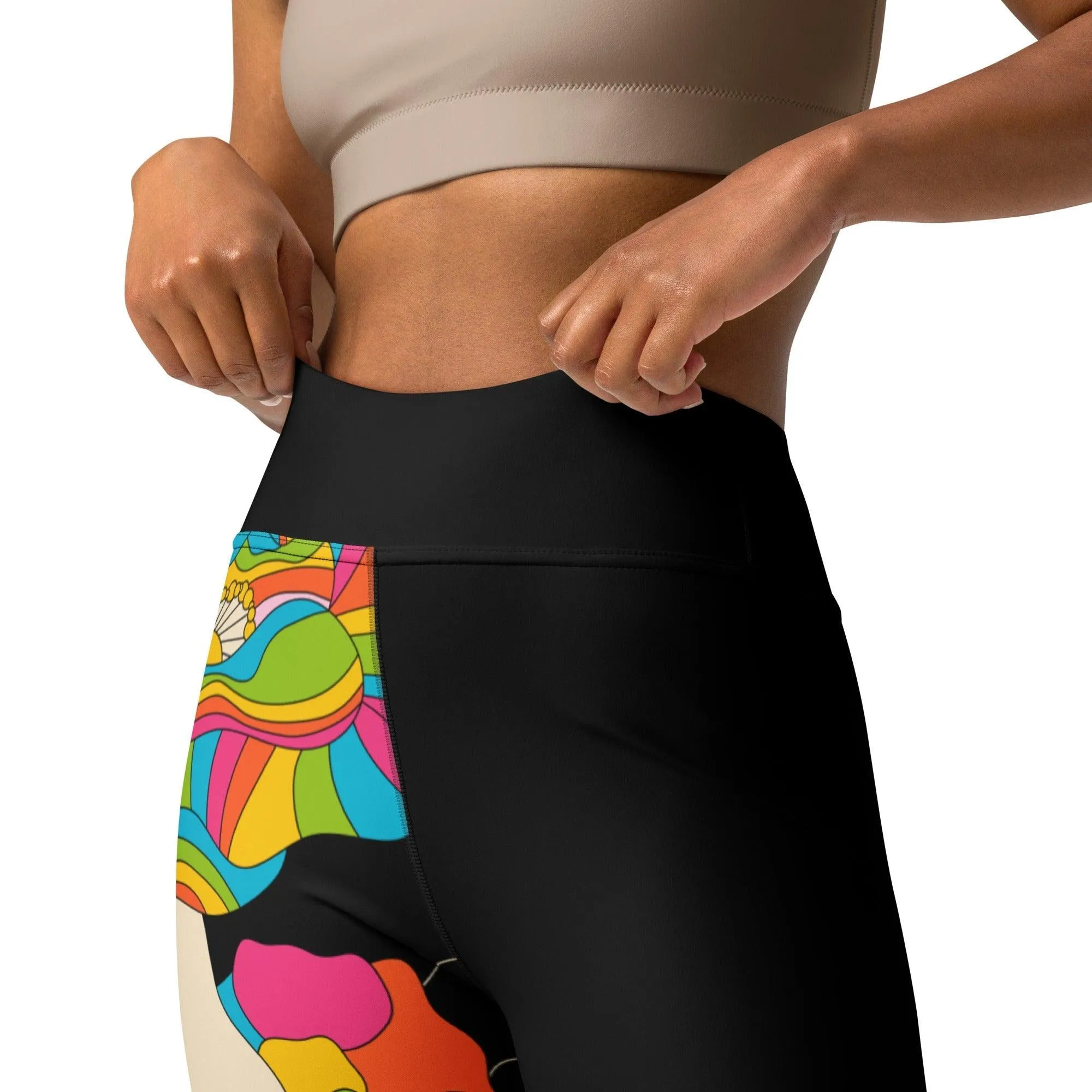 RAINBOW POPPY - Yoga Leggings