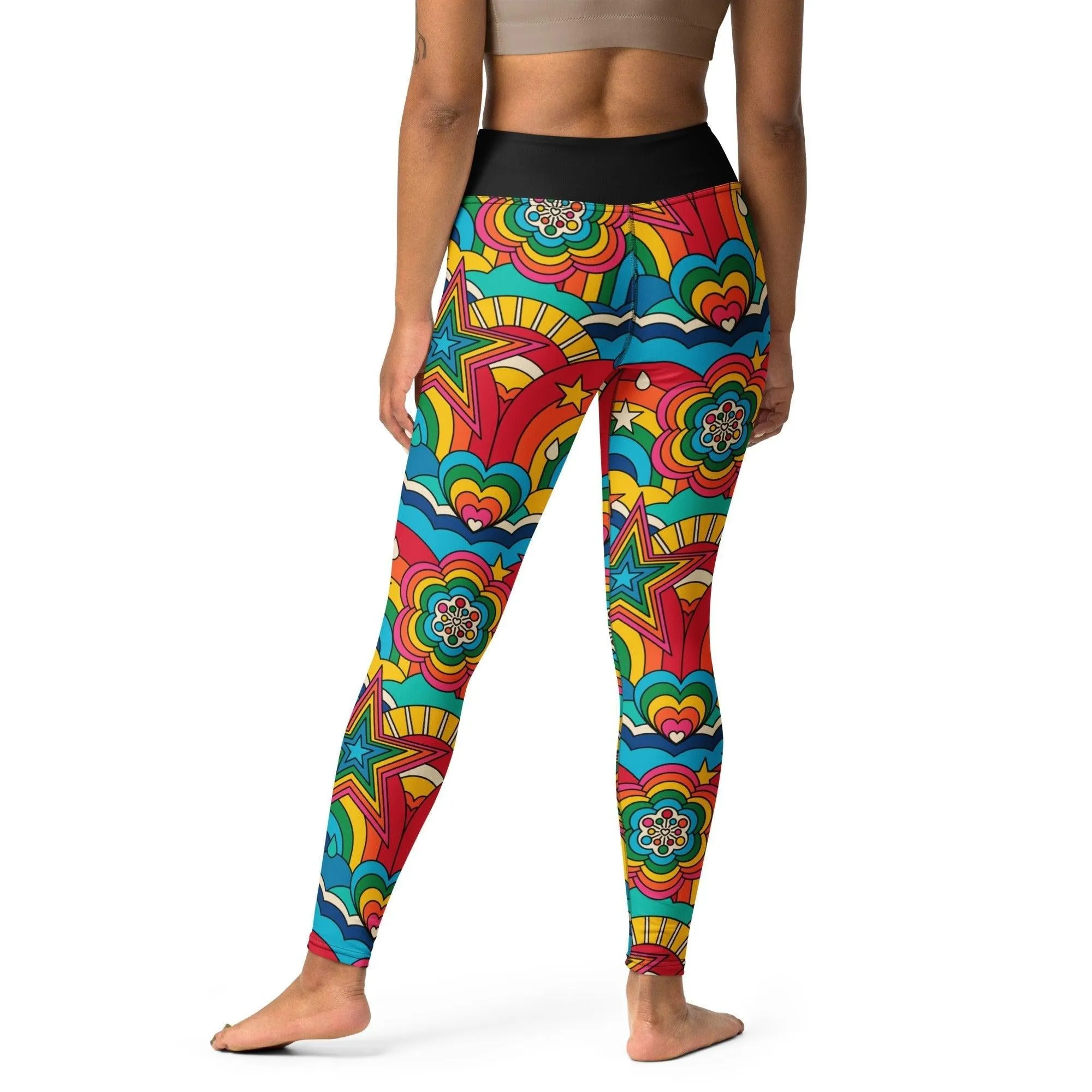 RAINBOW RAVE -2- Yoga Leggings