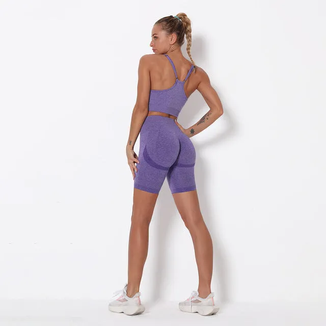 Seamless Women Short Yoga Sets