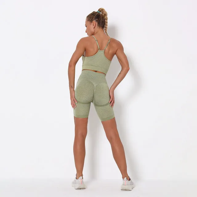 Seamless Women Short Yoga Sets